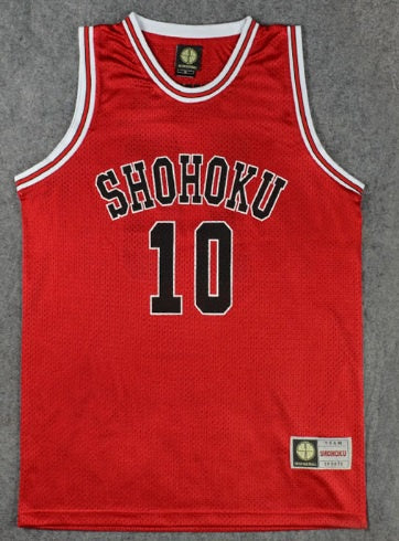 Slam Dunk Jersey Sakuragui 10 M Roja-Ropa-Ropa Japon-Akibara Xpress
