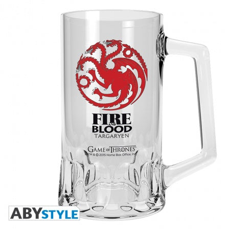 Tarro de Vidrio de Game of Thrones Targaryen-Tazas-ABYSTYLE-Akibara Xpress