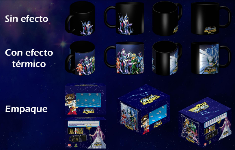 Taza Coleccionable Saint Seiya - Dioses Guerreros-Figuras-BANDAI-Akibara Xpress