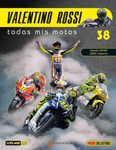 VALENTINO ROSSI N.38-Fasciculos Panini-Panini Facsiculos-Akibara Xpress