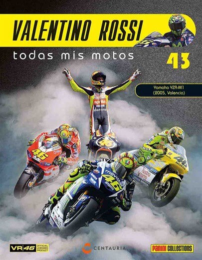 VALENTINO ROSSI PARTWORK N.43-Fasciculos Panini-Panini Facsiculos-Akibara Xpress