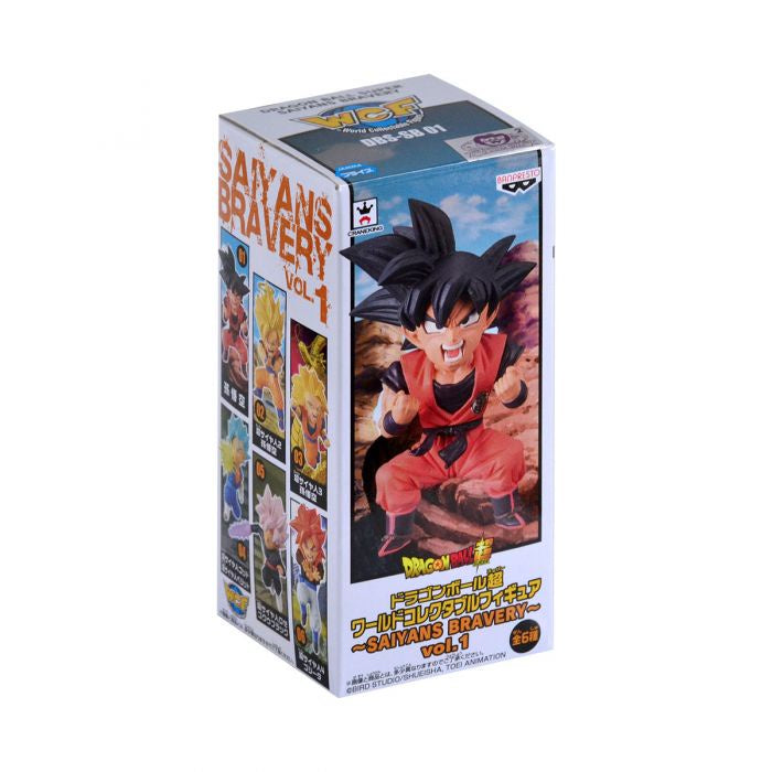 WCF Saiyans Bravery Vol.1 DBS-SB 01 GOKU KAIOKEN-Figuras-BANPRESTO-Akibara Xpress