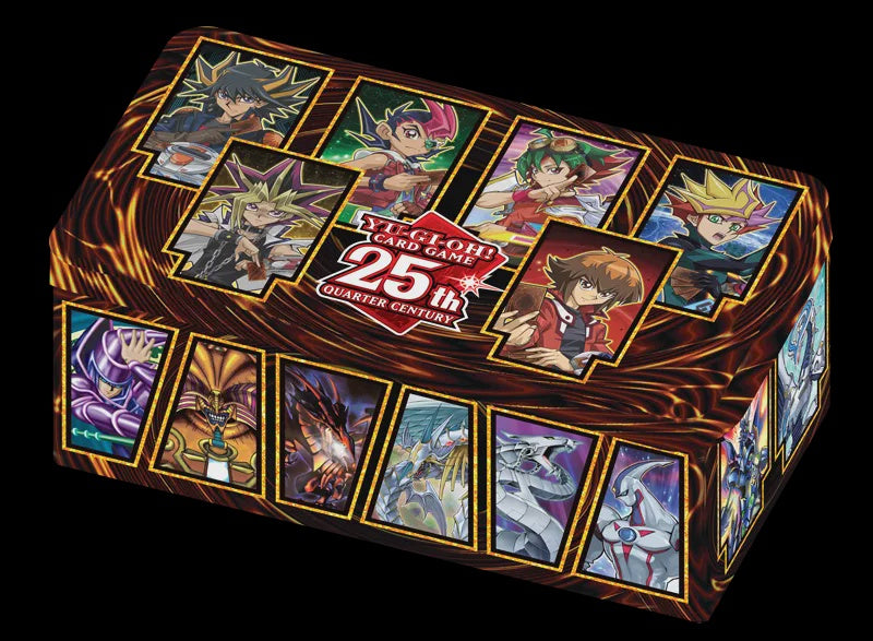 YU GI OH TCG 25TH ANNIVERSARY TIN: DUELING HEROES-TCG-Juegos de Mesa-Akibara Xpress
