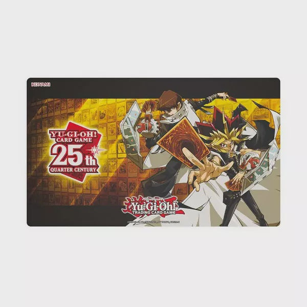 YU GI OH TCG YUGI Y KAIBA QUARTER CENTURY GAME MAT-TCG-Juegos de Mesa-Akibara Xpress