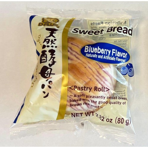 D PLUS Baked Wheat Cake Blueberry 80g