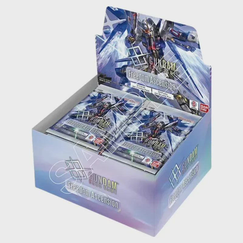 GUNDAM TCG FREEDOM ASCENSION BOOSTER PACK DISPLAY GD05