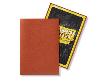 DRAGON SHIELD SLEEVES: JAPANESE- MATTE COPPER (60 CT.)