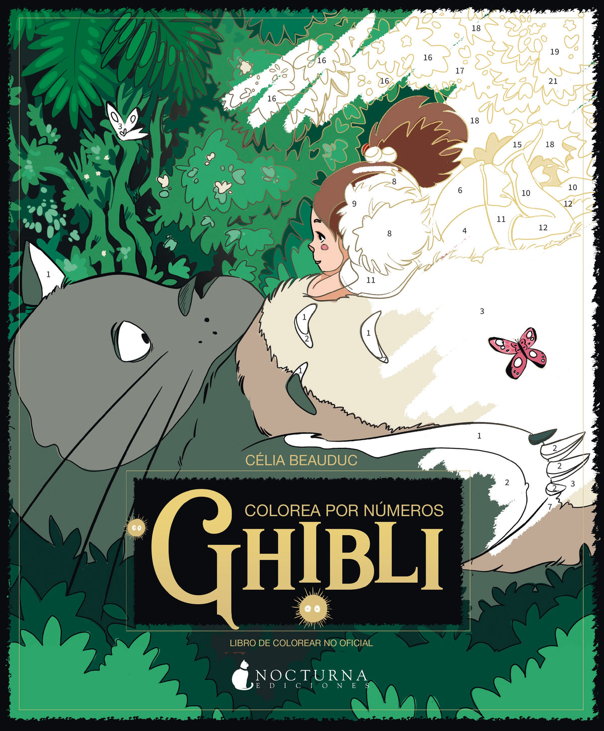 COLOREA POR NUMEROS STUDIO GHIBLI EUROPA