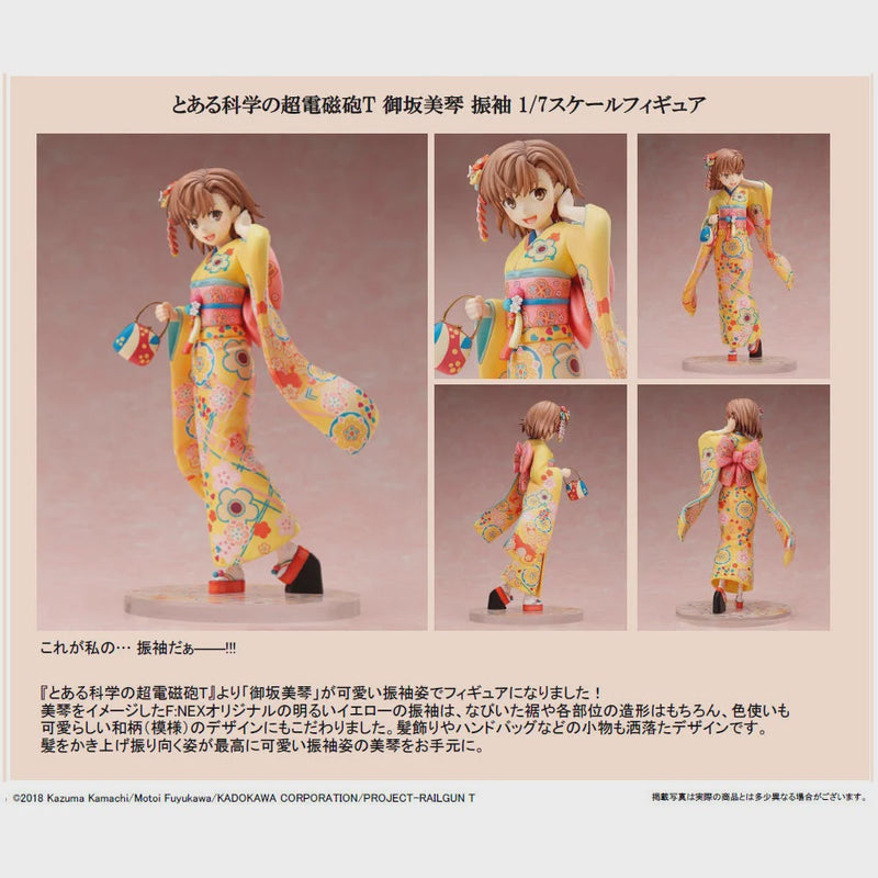 A Certain Scientific Railgun T -Mikoto Misaka- Furisode ver. 1/7 Scale Figure