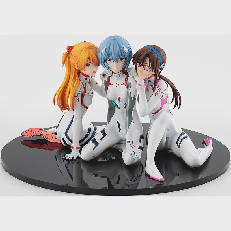 Evangelion: 3.0+1.0 Thrice Upon a Time Asuka/Rei/Mari Newtype Cover Version 1:8 Scale Statue Set of 3