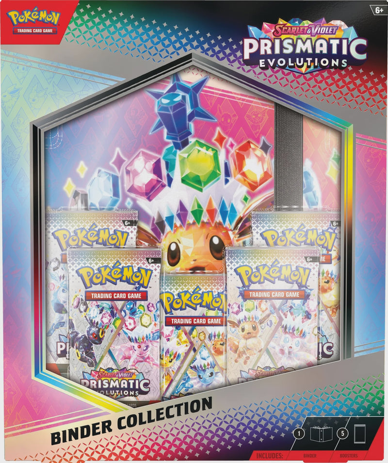 PREVENTA POKEMON TCG SCARLET & VIOLET 8.5 PRISMATIC EVOLUTIONS BINDER COLLECTION INGLES