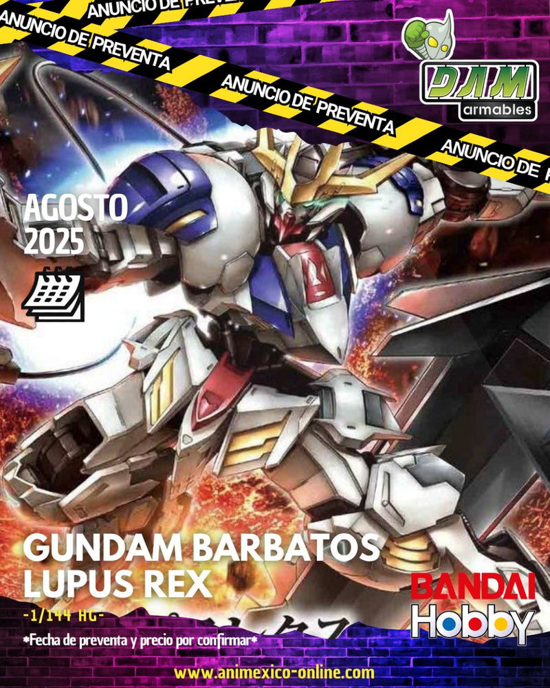 PREVENTA HG 1/144 GUNDAM BARBATOS LUPUS REX