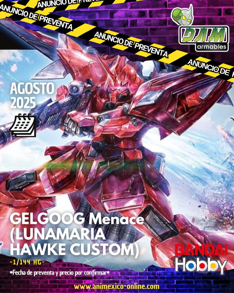 PREVENTA HG 1/144 GELGOOG Menace (LUNAMARIA HAWKE CUSTOM)