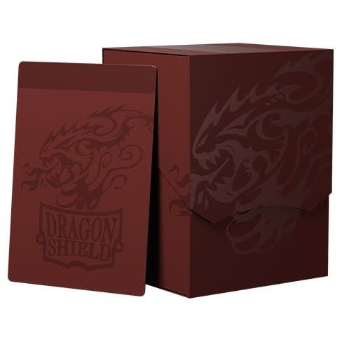 Dragon Shield: Deck Shell Revised- Blood Red/Black