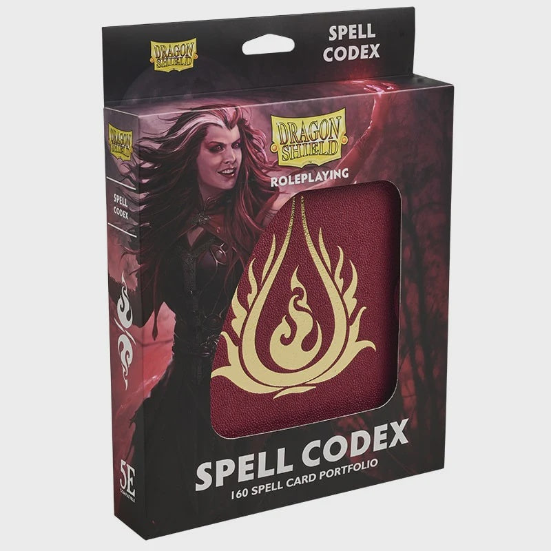 DRAGON SHIELD BINDER: SPELL CODEX PORTFOLIO 160- BLOOD RED