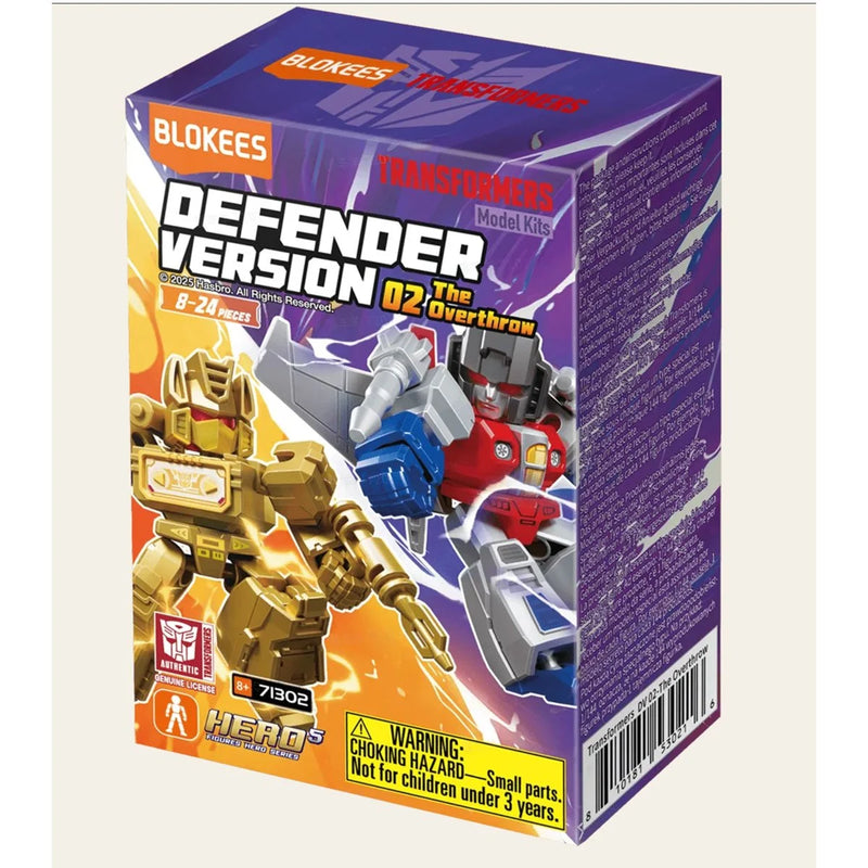 TRANSFORMERS DEFENDER VERSION 02 THE OVERTHROW BLOKEES MINI MODEL KIT