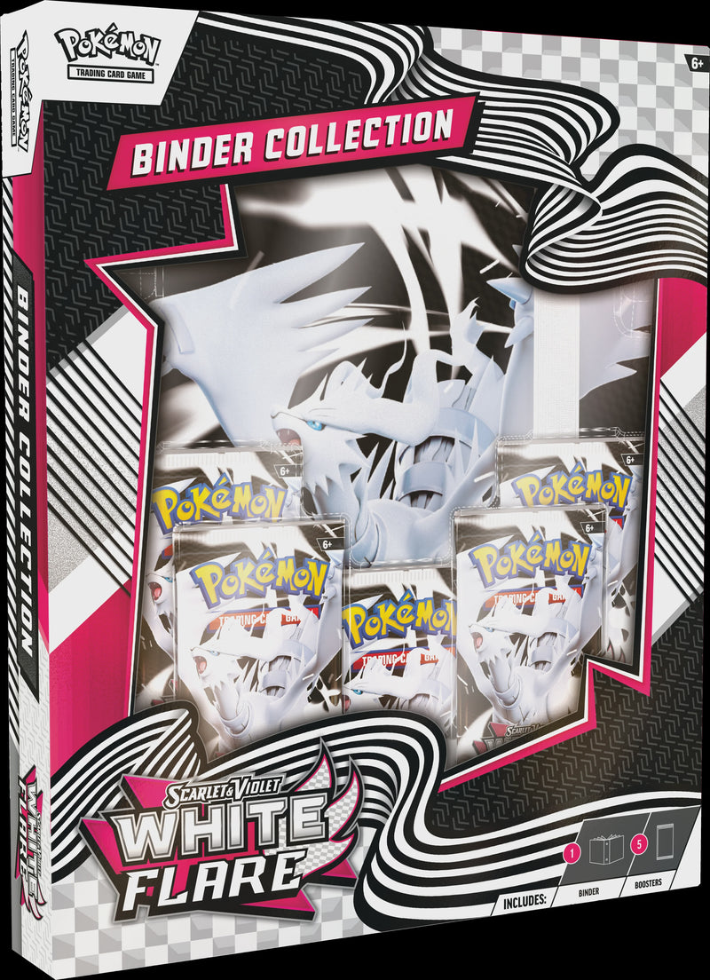 POKEMON TCG WHITE FLARE BINDER COLLECTION INGLES