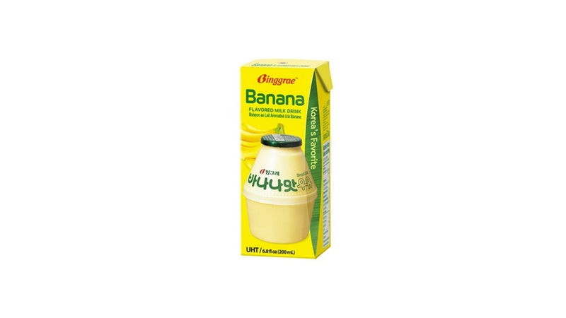 BINGGRAE bebida de leche sabor platano200ml