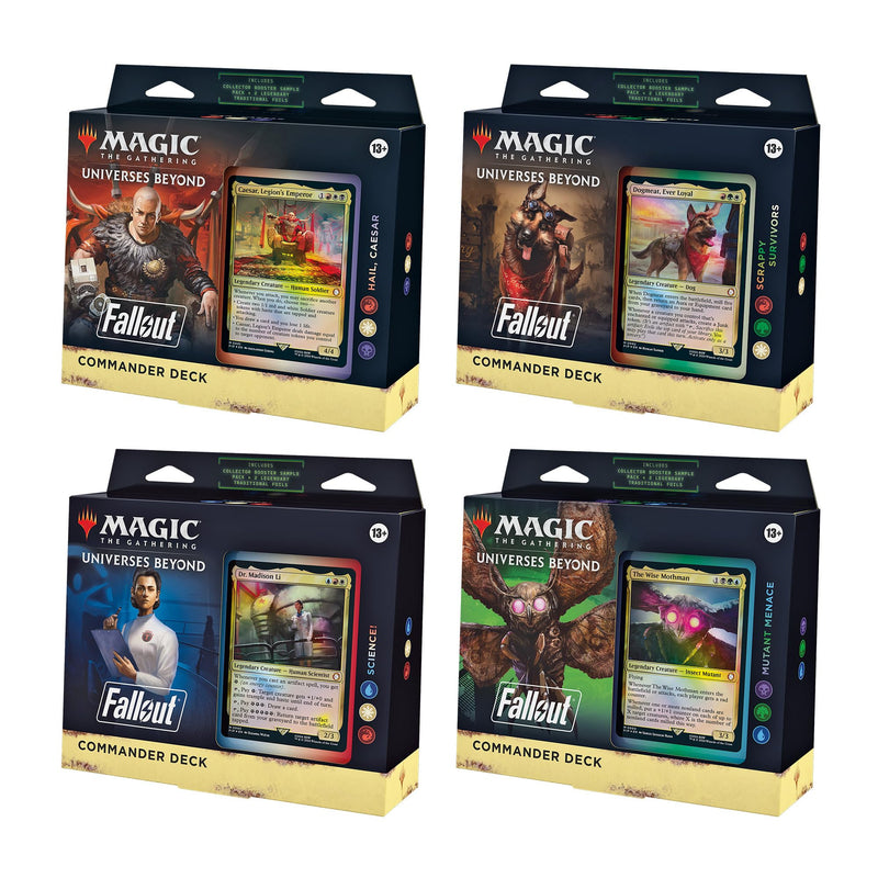 MAGIC THE GATHERING FALLOUT COMMANDER DECK