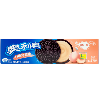 8800 OREO Sandwich Cookies Peach Oolong Cream 97g-Alimentos-Asian Food-Akibara Xpress