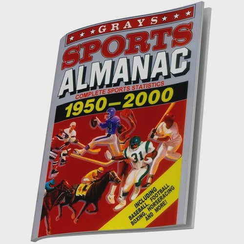 LIBRETA Back to the Future Gray's Sports Almanac