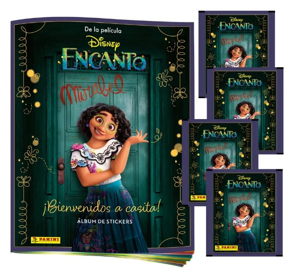 ALBUM + 4 SOBRES DE ESTAMPAS ENCANTO 2