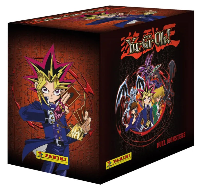 PREVENTA CAJA CON 50 SOBRES DE ESTAMPAS  YU GI OH!