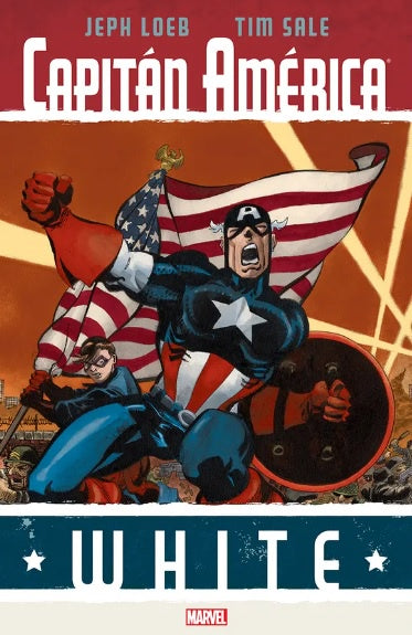 COMIC CAPITAN AMERICA WHITE