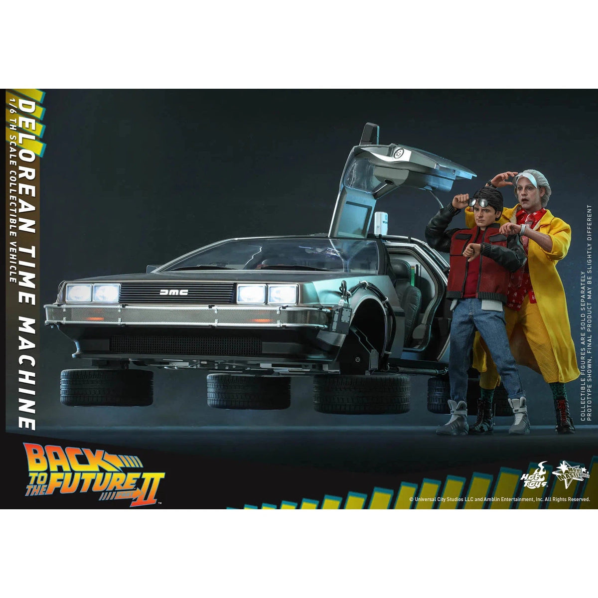 BANDAI BACK TO THE FUTURE PART 2 DeLorean