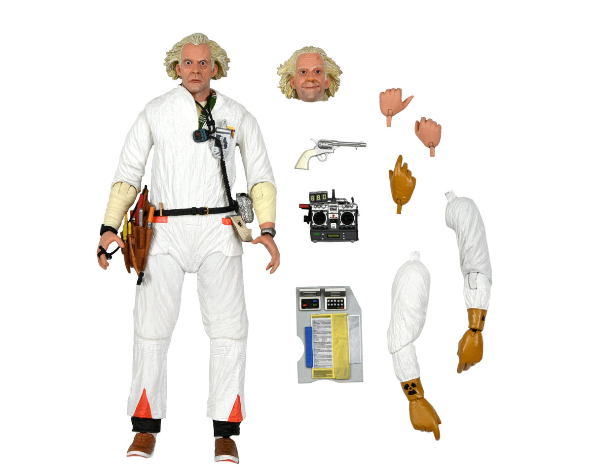 BANDAI Back To The Future - 7 Scale Action Figure - Ultimate Doc Brown