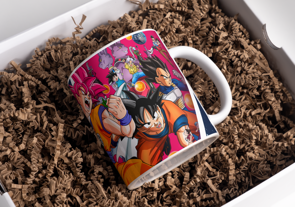 BANDAI Taza Coleccionable V.2 Dragon Ball Goku y Krilin Niños