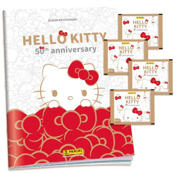 ALBUM + 20 ESTAMPAS HELLO KITTY 2024 (50TH ANNIVERSARY)