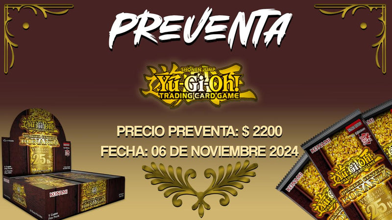 PREVENTA YU GI OH TCG QUARTER CENTURY BONANZA