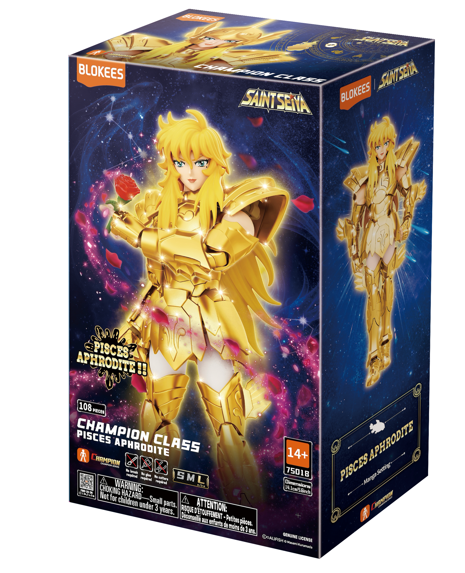 PREVENTA SAINT SEIYA CHAMPION CLASS 15 PISCES APHRODITE MANGA SETTING