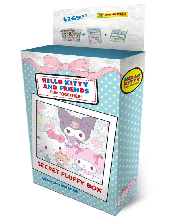 Colección Hello Kitty & Friends (2025) TC. Ecoblister Secret Fluffy Box (5S + 1 Fluffy Packet + 1 LE Card)