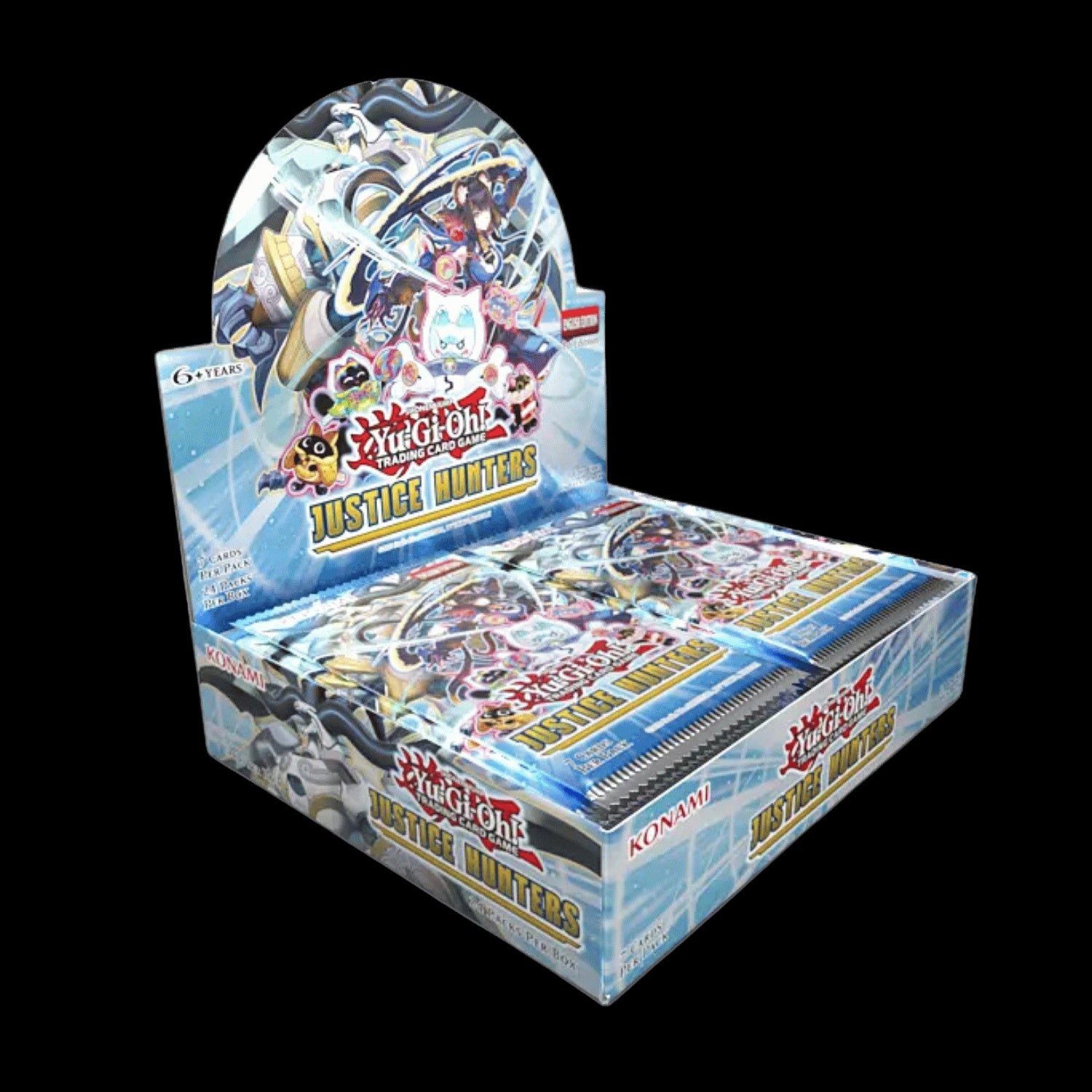 YU GI OH TCG  JUSTICE HUNTERS DISPLAY INGLES