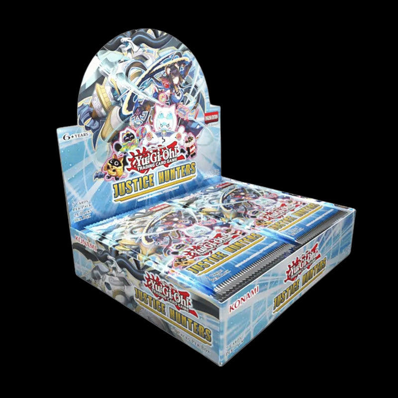 YU GI OH TCG  JUSTICE HUNTERS DISPLAY INGLES