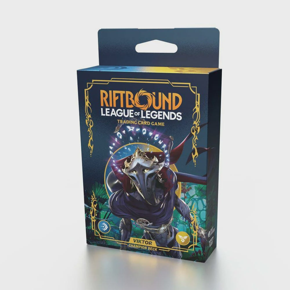 PREVENTA RIFTBOUND TCG SET 1 ORIGINS CHAMPION DECK VIKTOR