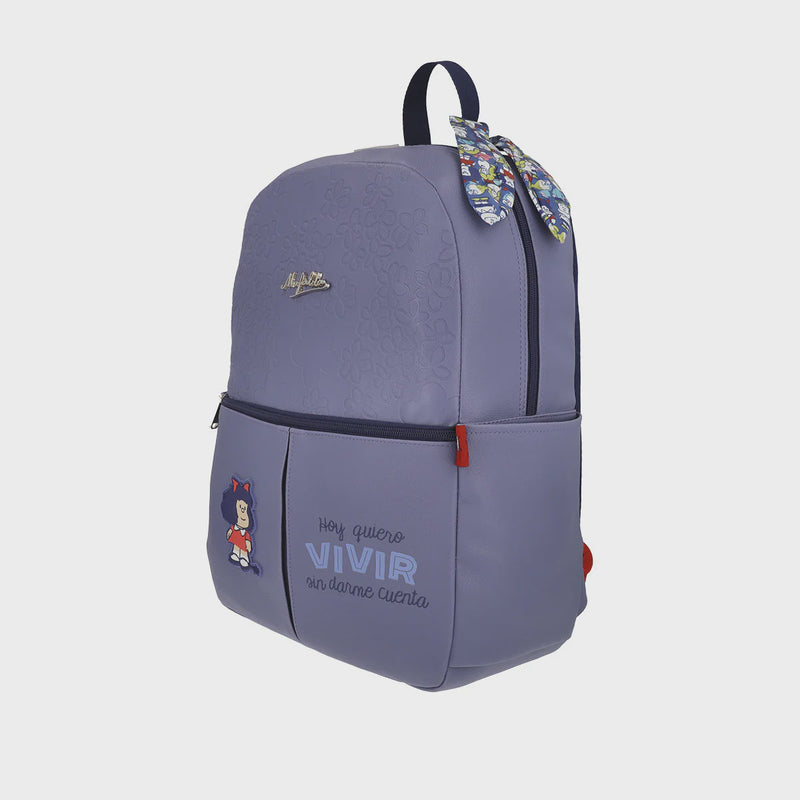 MOCHILA MAFALDA CON PORTALAPTOP