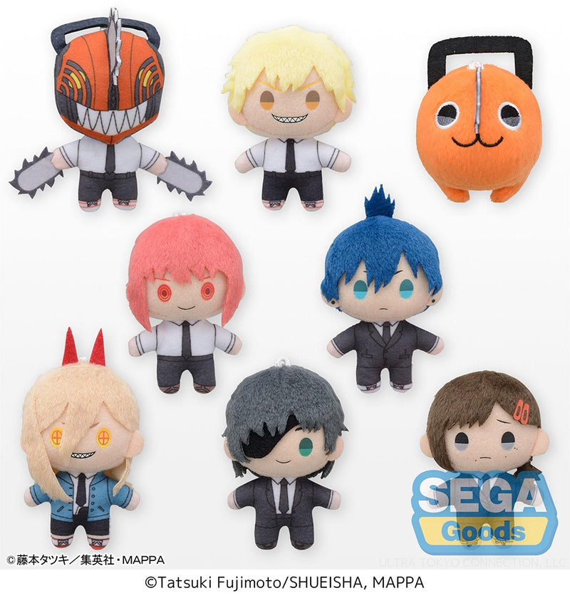 Sega Plushies Nesoberi Lay Down: Chainsaw Man - Puchinui Mini Peluche Sorpresa