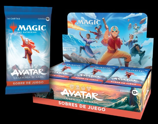 PREVENTA MAGIC THE GATHERING AVATAR THE LAST AIRBENDER PLAYBOOSTER DISPLAY INGLES