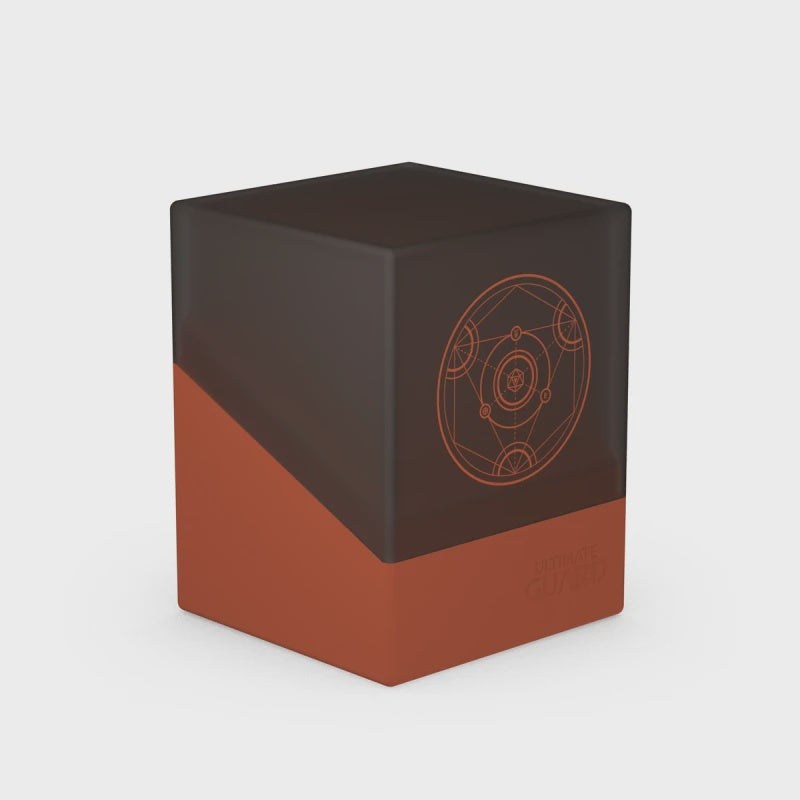 DECK CASE: BOULDER 100+ STANDARD SIZE DRUIDIC SECRETS- IMPETUS (DARK ORANGE)
