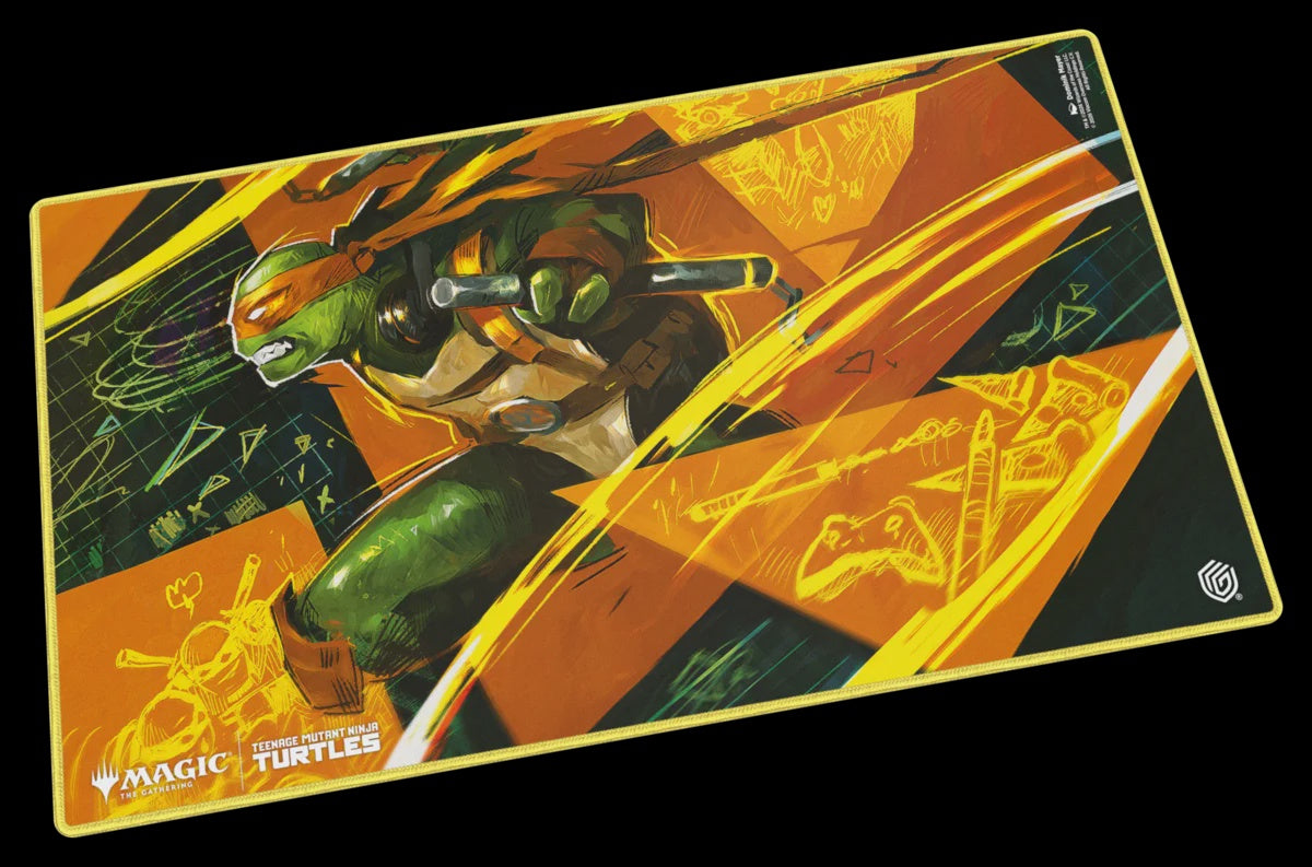 PLAYMAT MTG TEENAGE MUTANT NINJA TURTLES MICHELANGELO'S TECHNIQUE