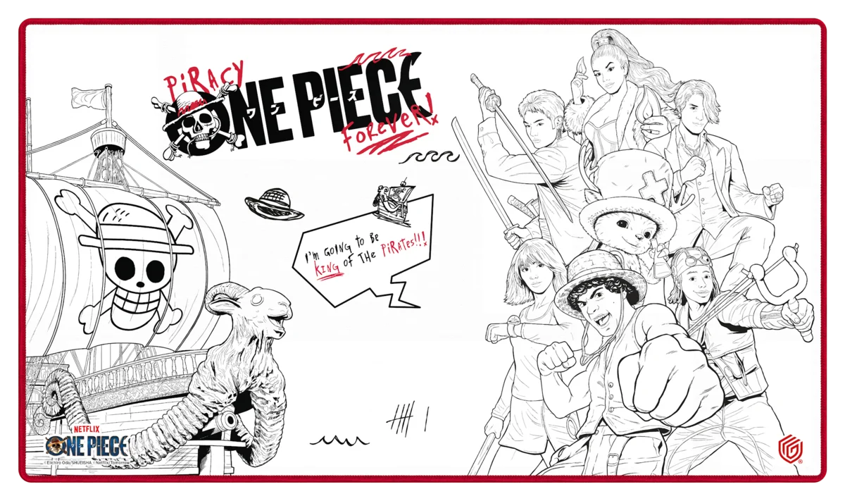 PLAYMAT NETFLIX ONE PIECE SKETCH