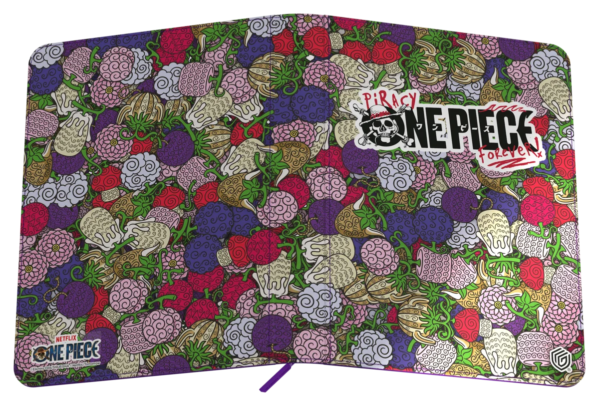 PORTFOLIO ZIPFOLIO 360 XENOSKIN NETFLIX ONE PIECE DEVILFRUIT PATTERN