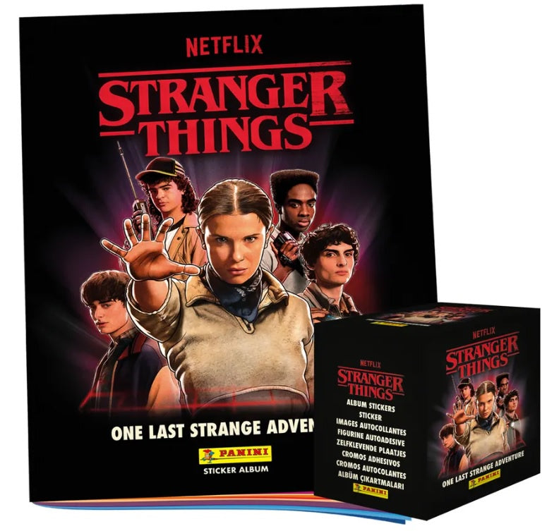 Album mas 1 caja de 50 sobres Stranger Things 3 (2025)-Albums-PANINI ALBUMS-Akibara Xpress