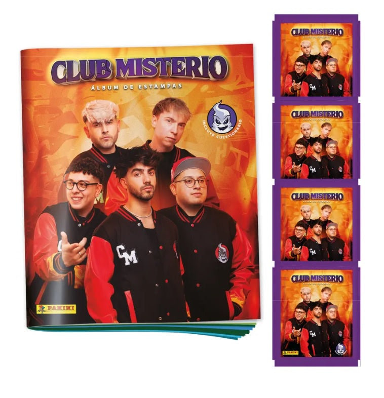 ALBUM PASTA SUAVE CLUB MISTERIO + 4 SOBRES DE ESTAMPAS-Albums-PANINI ALBUMS-Akibara Xpress