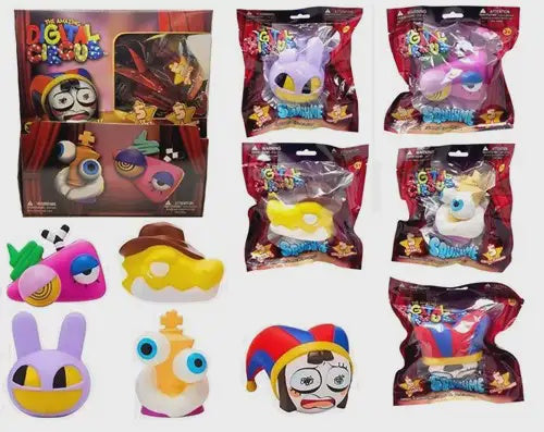 AMAZING DIGITAL CIRCUS SQUISHIES-Figuras-Surreal Entertainment-Akibara Xpress