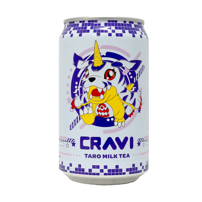 CRAVI Digimon Taro Milk Tea 315ml