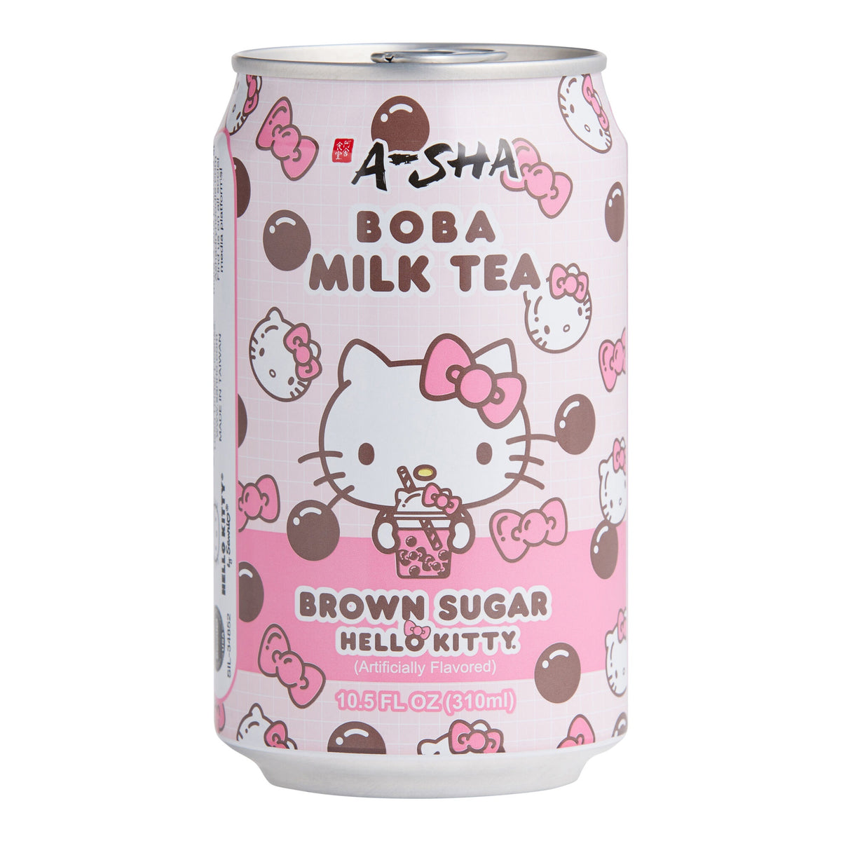 ASHA Hello Kitty Boba Milk Tea Brown Sugar Flavor 310ml-Alimentos-Asian Food-Akibara Xpress